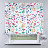 Римська фото штора Школа. Безкоштовна доставка., фото 2