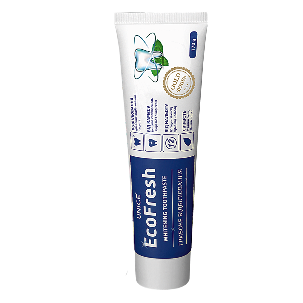 Зубна паста Хелсі фарм EcoFresh глибоке відбілювання 170 г (2412002)