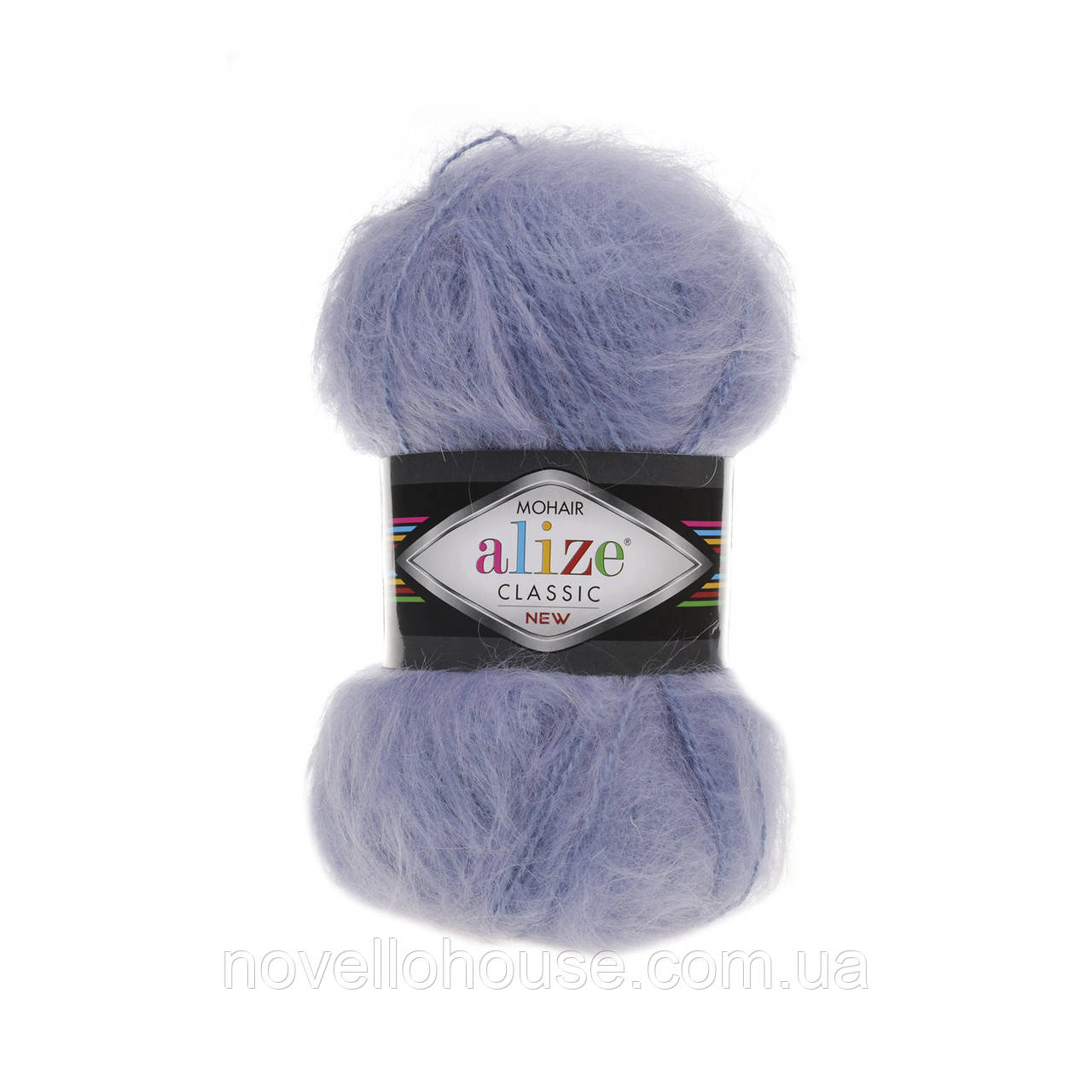 Alize MOHAIR CLASSIC NEW (Мохер Класік) № 40 блакитний (Пряжа мохер, нитки для в'язання)