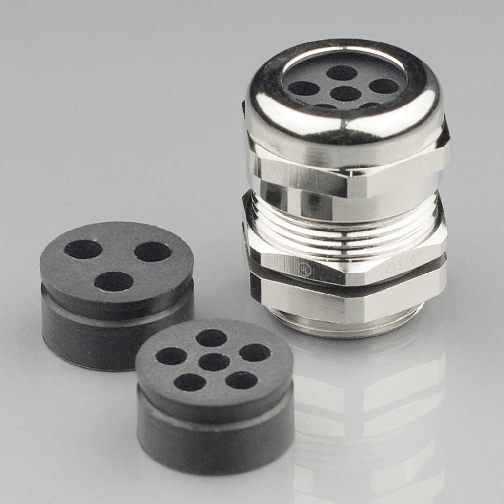 Кабельный ввод для нескольких кабелей M25х1,5 Beisit M25BR-H5-4 (ID ...