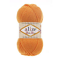 Alize BABY BEST (Бейбi Бест) № 336 помаранчевий (Пряжа акрил з бамбуком, нитки для в'язання)