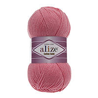 Alize COTTON GOLD (Коттон Голд) № 33 темно-розовый (Пряжа хлопок, нитки для вязания)