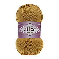 Alize COTTON GOLD (Котон Голд) № 02 гірчиця (Пряжа бавовна, нитки для в'язання)