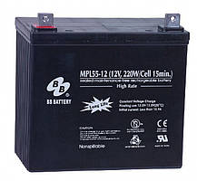 Аккумулятор BB BATTERY, MPL55-12/UPS12200W