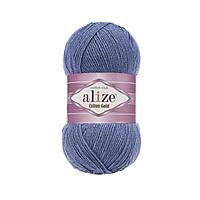 Alize COTTON GOLD (Коттон Голд) № 374 синий меланж (Пряжа хлопок, нитки для вязания)