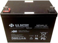 Аккумулятор BB BATTERY, MPL80-12/UPS12320W