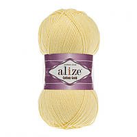 Alize COTTON GOLD (Котон Голд) № 187 світлий лимон (Пряжа бавовна, нитки для в'язання)