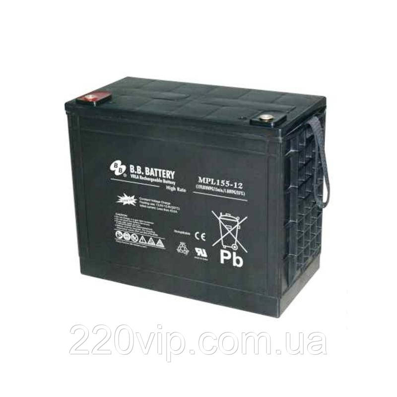 Аккумулятор BB BATTERY, MPL155-12/UPS12640W