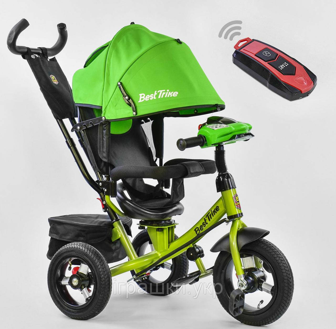 Трехколёсный велосипед Best Trike 7700B-2550, колеса резина и пульт