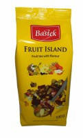 Чай фруктовий Bastek Black Island з квітами, 100 г