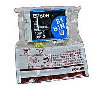 Оригінальний картридж Epson T0812, Cyan