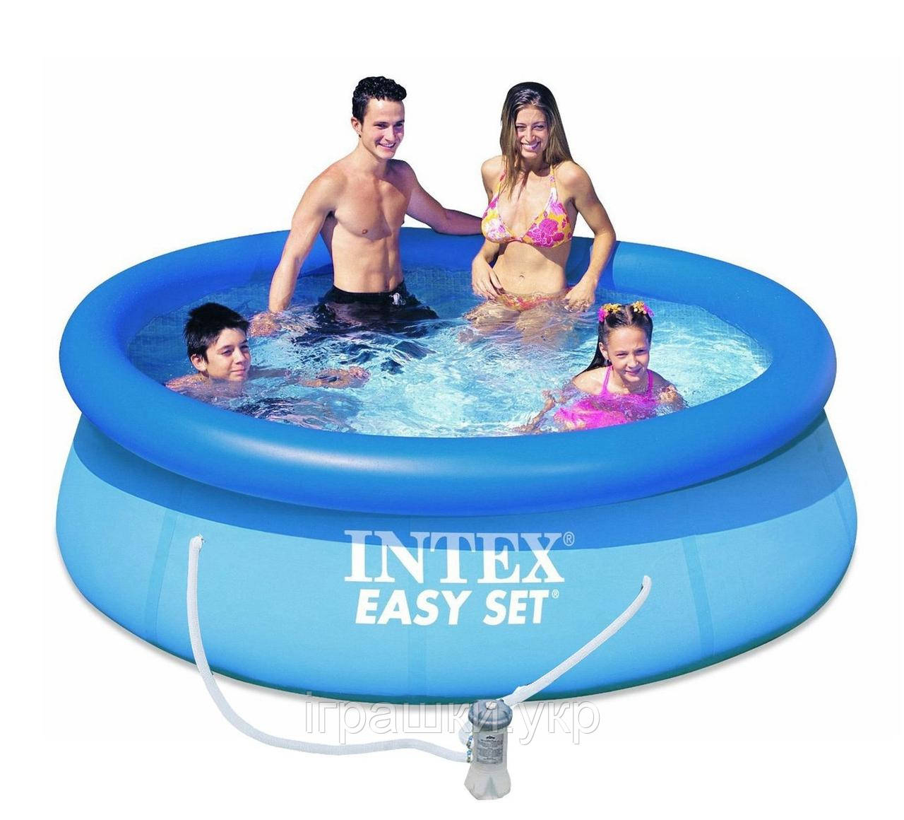 Басейн сімейнийintex 28112 з фільтр-насосом, 244 х 76 см