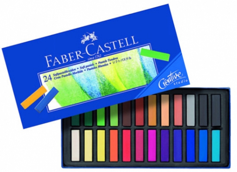 Пастель художня м'яка Faber Castell 24 кольори, фото 1