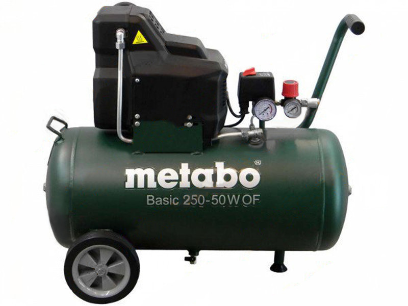 Безмаслянный Компрессор на 50 литров Metabo Basic 250-50 WOF - фото 1 - id-p921891167