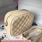 Чудова жіноча бежева сумочка, фото 7