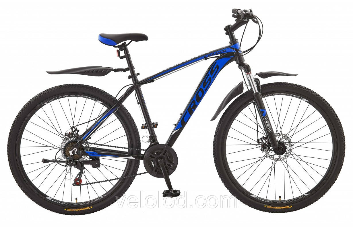 Велосипед гірський Cross Leader 29" 2019 алюмінієвий DD