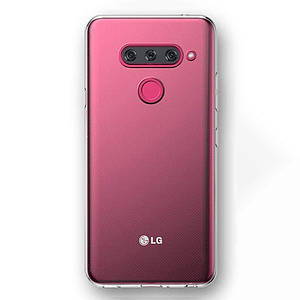 Ультратонкий чохол для LG Q60 прозорий