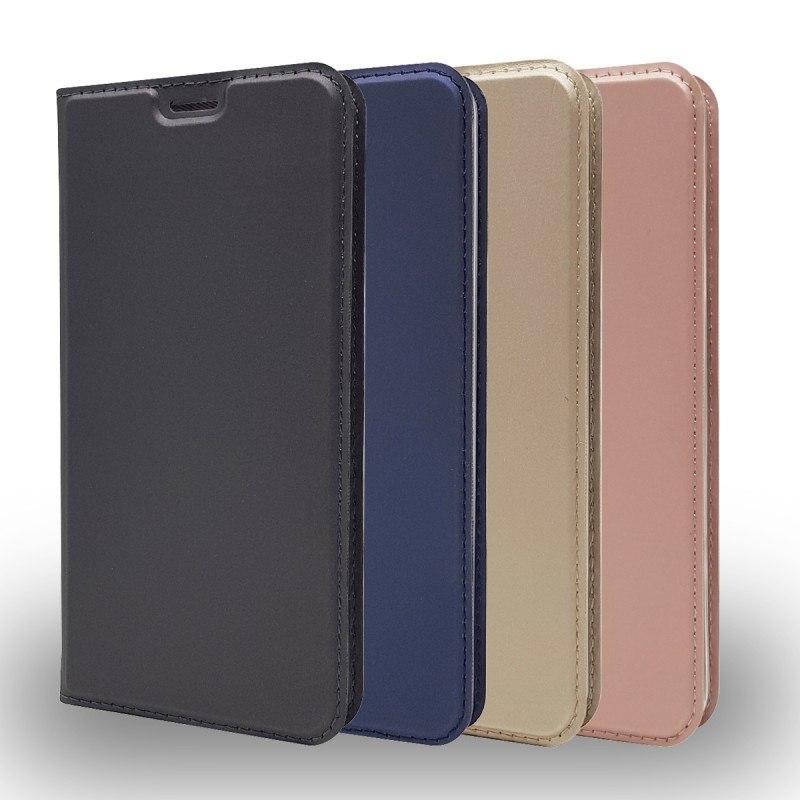 Шкіряний чохол-книжка Kiwis на LG Q60 (4 кольори)