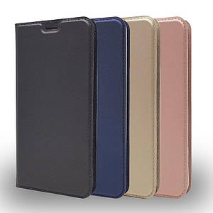 Шкіряний чохол-книжка Kiwis на LG Q60 (4 кольори)