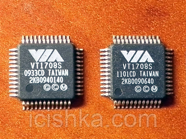 VIA VT1708S LQFP48 - AUDIO Codec Аудиокодек: Продажа, Цена В.