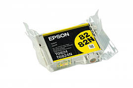 Оригінальний картридж Epson T0824, Yellow