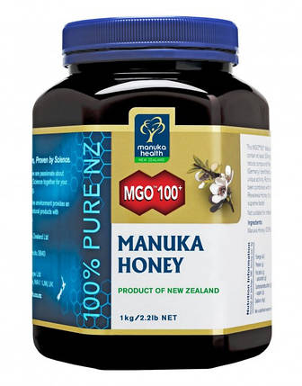 Мед Манука Manuka Health MGO 100+ (1 кг), фото 1