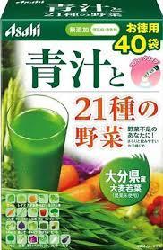 Asahi Ранкова Сила зелений сік із 21 різновиду овочів, 40 пакетиків по 3,3 г
