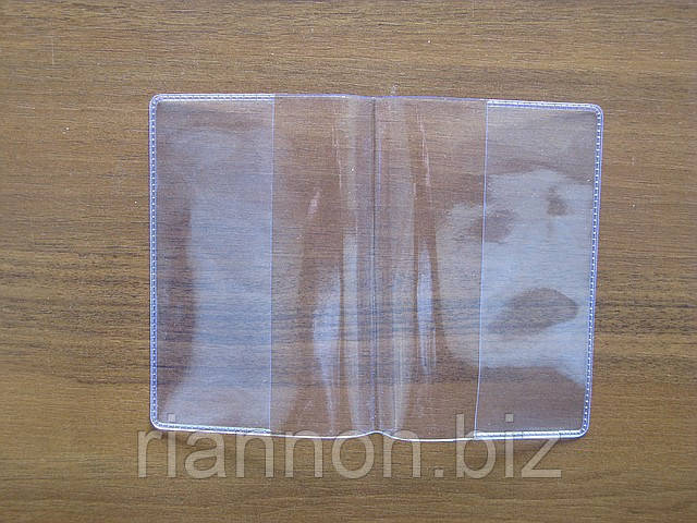 Обложка прозрачная на страницу паспорта ПВХ 150мкм - фото 6 - id-p86480481