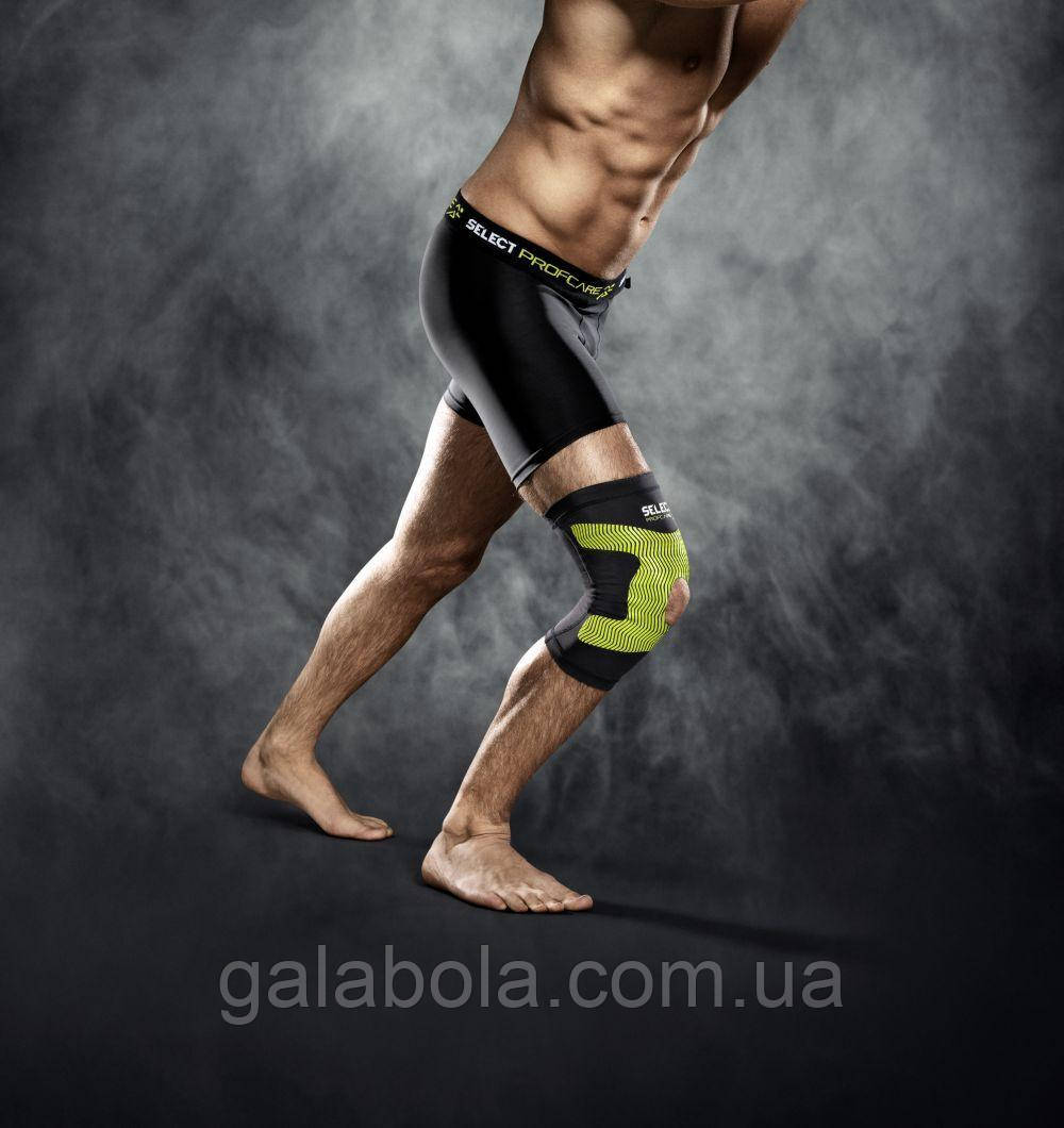 Наколінник з відкритою чашкою SELECT Compression knee 6252, фото 1