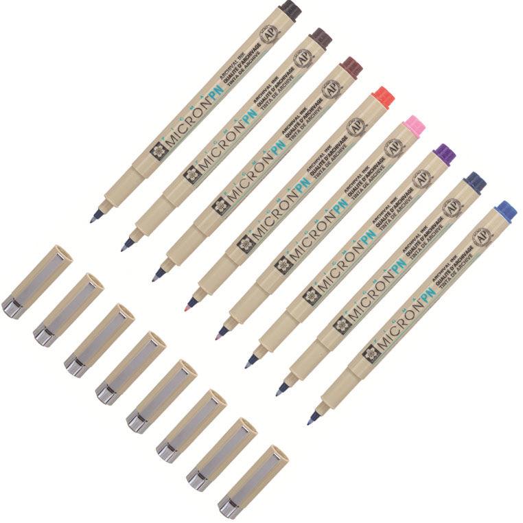 Ручка капілярна PIGMA Micron PN (лінія 0.4-0.5 мм) Sakura XSDKPN***