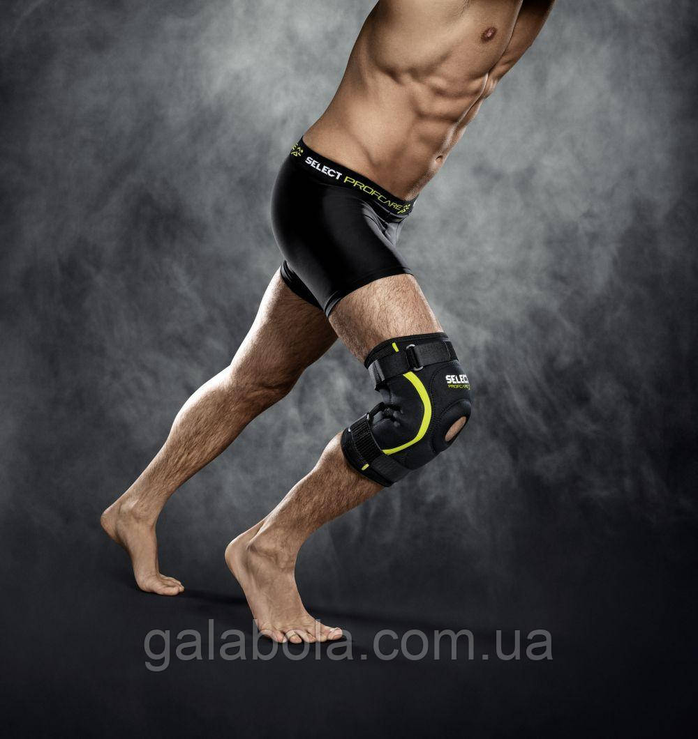 Наколінник із бічними шинами SELECT Knee support 6204, фото 1