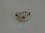 Кільце срібне з золотими пластинами, фото 10