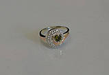 Кільце срібне з золотими пластинами, фото 9