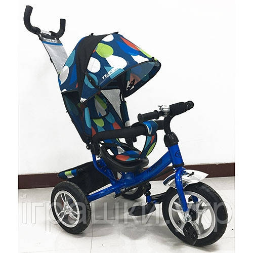 Трехколёсный велосипед Turbo Trike M 3113-5A-D, с надувными колёсами