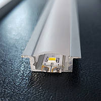 Світлодіодний профіль ЛПВ7 з розсіювачем Полікарбонат
