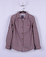 Блуза BoGi 101,008,0234,01, 122-128 у коричневу клітку