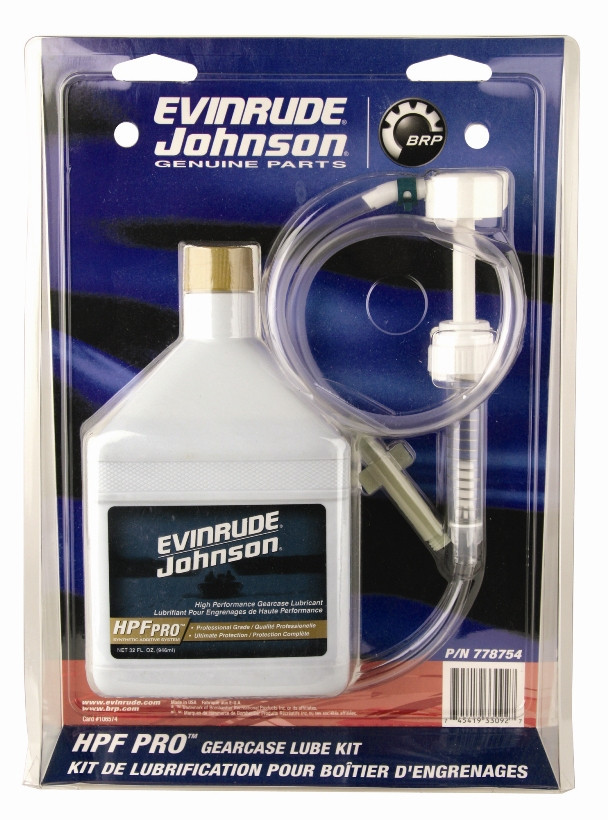 Масло трансмісійне Evinrude Johnson 1 л + насос GEAR LUBE, HPF 32 OZ