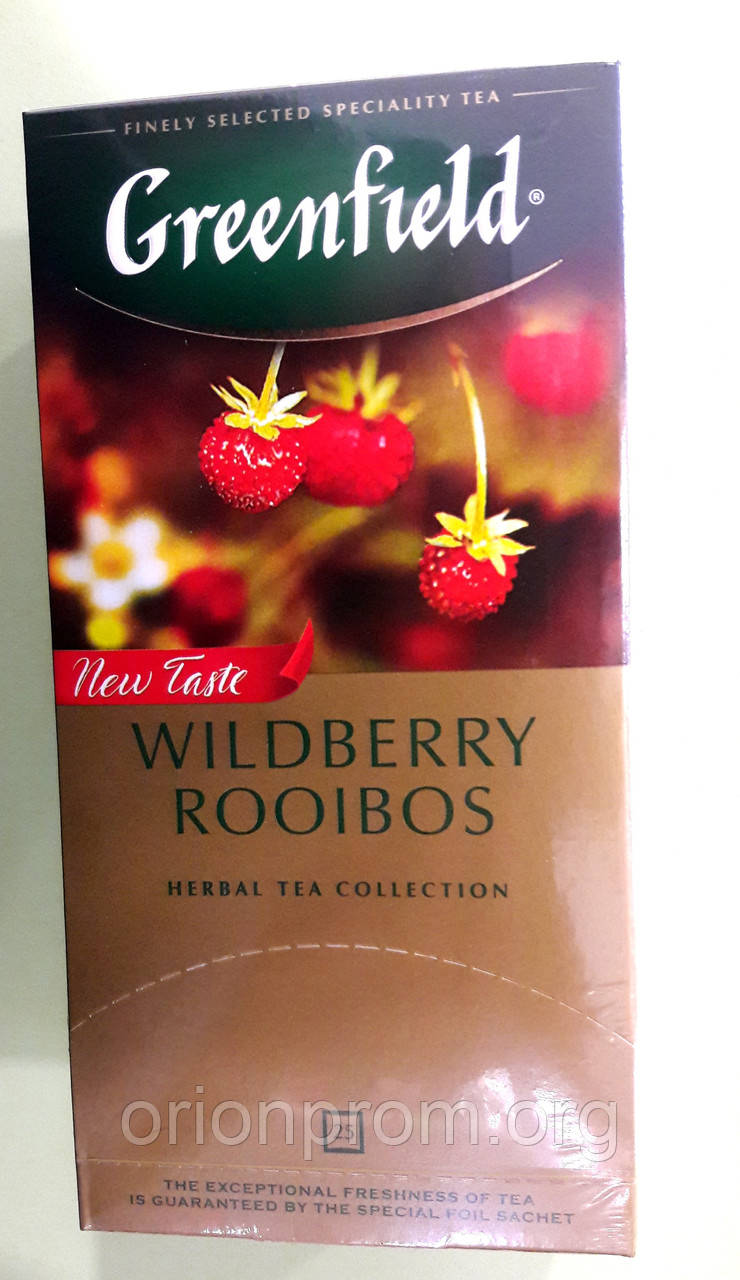Чай Greenfield Wildberry Rooibos 25 пакетиків трав'яний