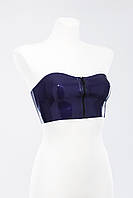 Латексний топ з блискавкою спереду Latex Top With Zipper