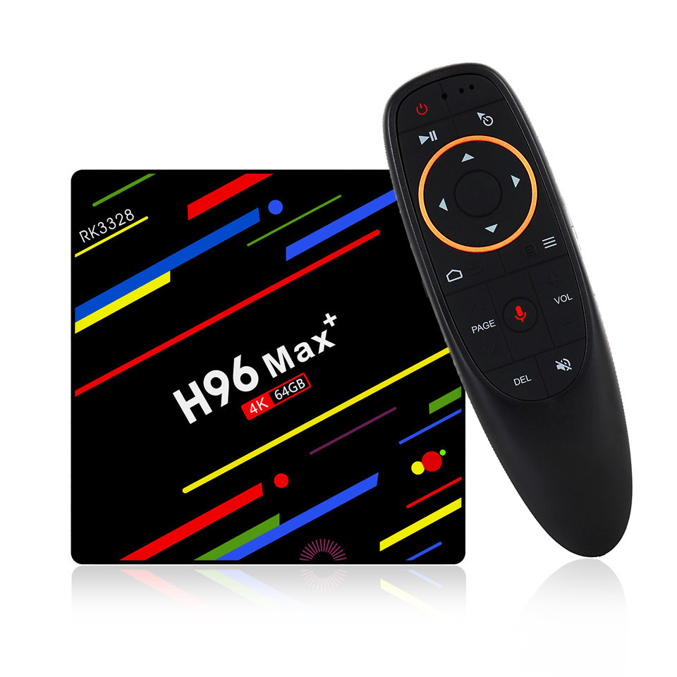ТБ-приставка H96 MAX+ 4/64 Voice — Android 9.1 з голосовим пошуком