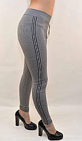 Лосини сірі в дрібну точку зі смугою, фото 3