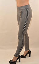 Лосини сірі в дрібну точку зі смугою, фото 4