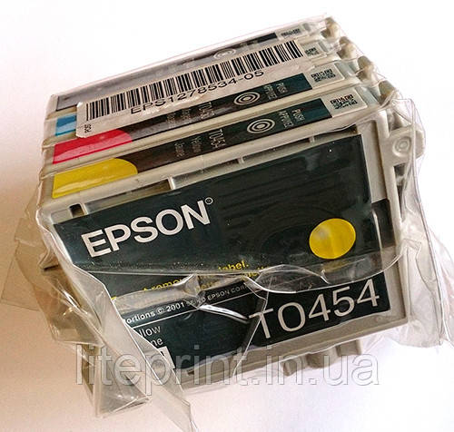 Комплект оригінальних картриджів Epson T0441 — T0454