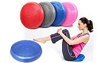 Подушка балансувальна для фітнесу Balance Cushion 4272: 4 кольори, 33x5 см
