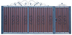 Ковані ворота та хвіртка В-03