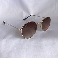 Сонцезахисні окуляри Ray Ban Round коричневий