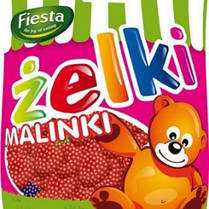 Желейні цукерки Zelki Fiesta малинки Польща 80г