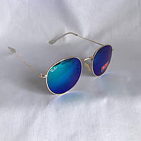 Сонцезахисні окуляри Ray Ban Round синьо-зелений