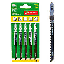Пилки для дерева для лобзика KROHN T13 (5 шт.)