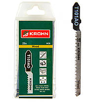 Пилки для дерева для лобзика KROHN T101AO (25 шт.)